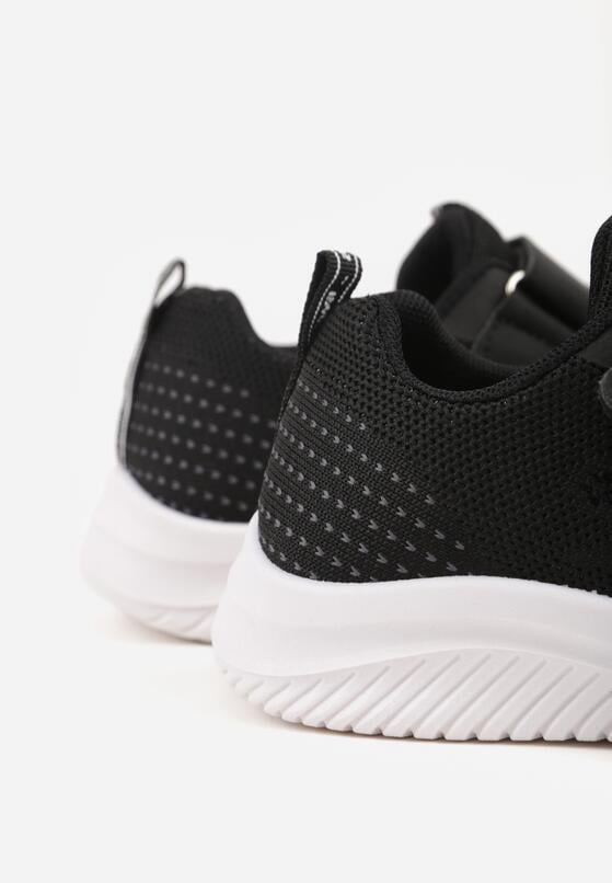 Czarno-Białe Buty Sportowe Sneakersy Ozdobione Tłoczeniem  Erasmysios 6