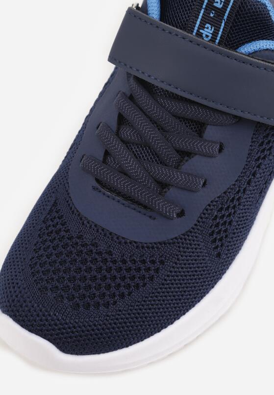 Granatowo-Niebieskie Buty Sportowe Sneakersy Ozdobione Tłoczeniem  Erasmysios 6