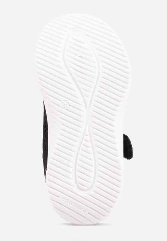 Czarno-Fioletowe Buty Sportowe Sneakersy z Perforacją i Tłoczoną Podeszwą Uriltora 4