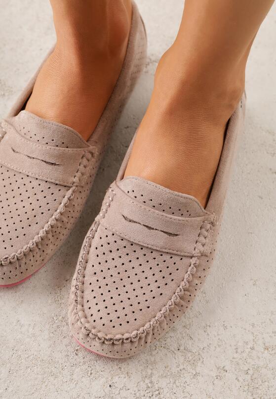 Mocasini Bej închis 3