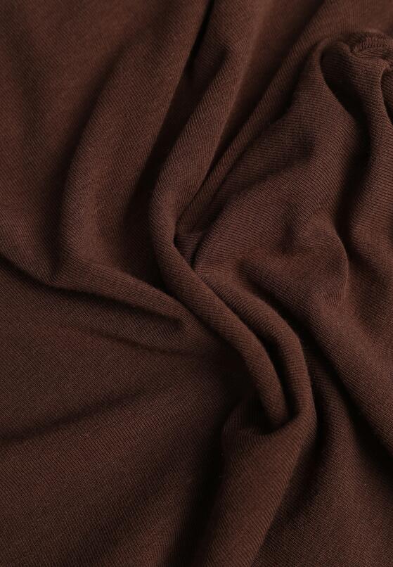 Brązowa Bluzka z Bawełną i Wiskozą  Ozdobiona Marszczeniem Alexareo 8