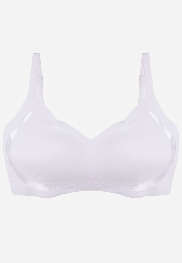 Biały Biustonosz z Usztywnianymi Miseczkami i Transparentną Wstawką Zeriga 1