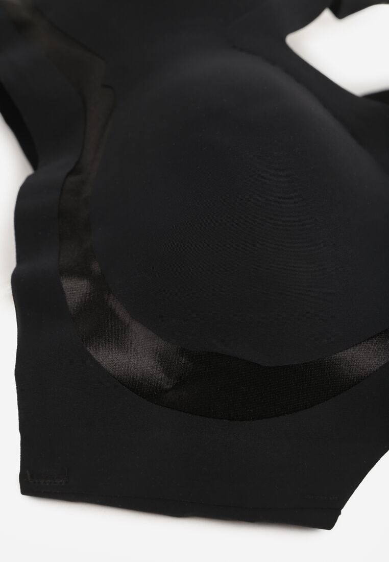 Czarny Biustonosz z Usztywnianymi Miseczkami i Transparentną Wstawką Zeriga 7