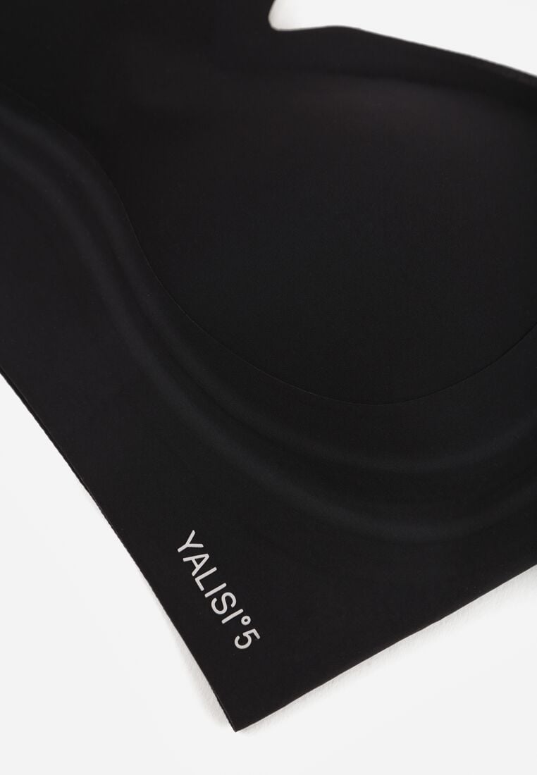 Czarny Bezszwowy Biustonosz Bez Fiszbin z Elastycznego Materiału Edalith 7