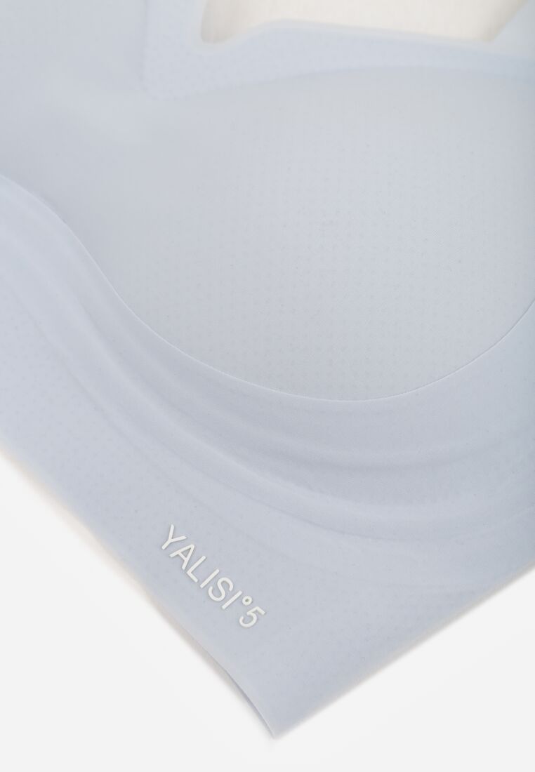 Niebieski Bezszwowy Biustonosz Bez Fiszbin z Elastycznego Materiału Edalith 7