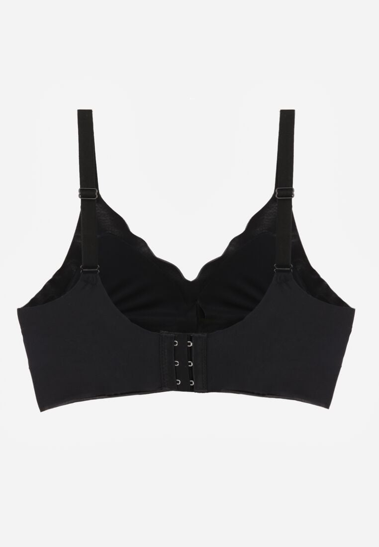 Czarny Usztywniany Biustonosz Bezszwowy Bez Fiszbin Pretiona 2