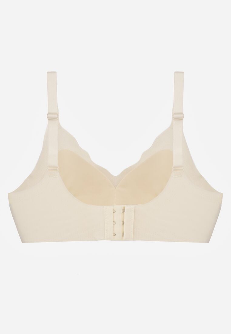 Jasnobeżowy Usztywniany Biustonosz Bezszwowy Bez Fiszbin Pretiona 6