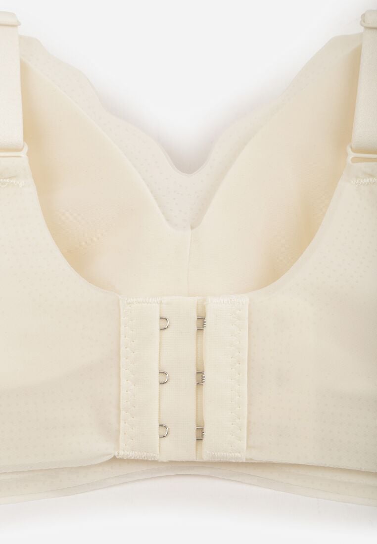 Jasnobeżowy Usztywniany Biustonosz Bezszwowy Bez Fiszbin Pretiona 7