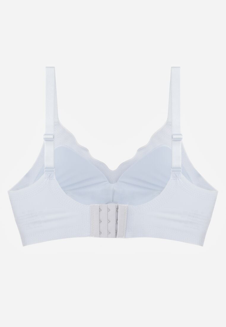 Niebieski Usztywniany Biustonosz Bezszwowy Bez Fiszbin Pretiona 6