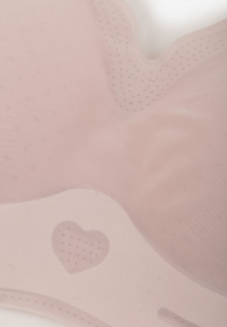 Jasnoróżowy Usztywniany Biustonosz Bezszwowy Bez Fiszbin Pretiona 7