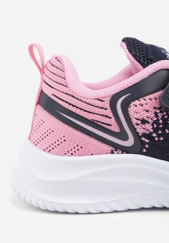 Pantofi sport Bleumarin cu roz 6