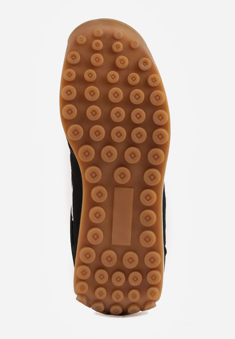 Czarne Casualowe Sneakersy z Siateczkowymi Wstawkami Kassadina 7