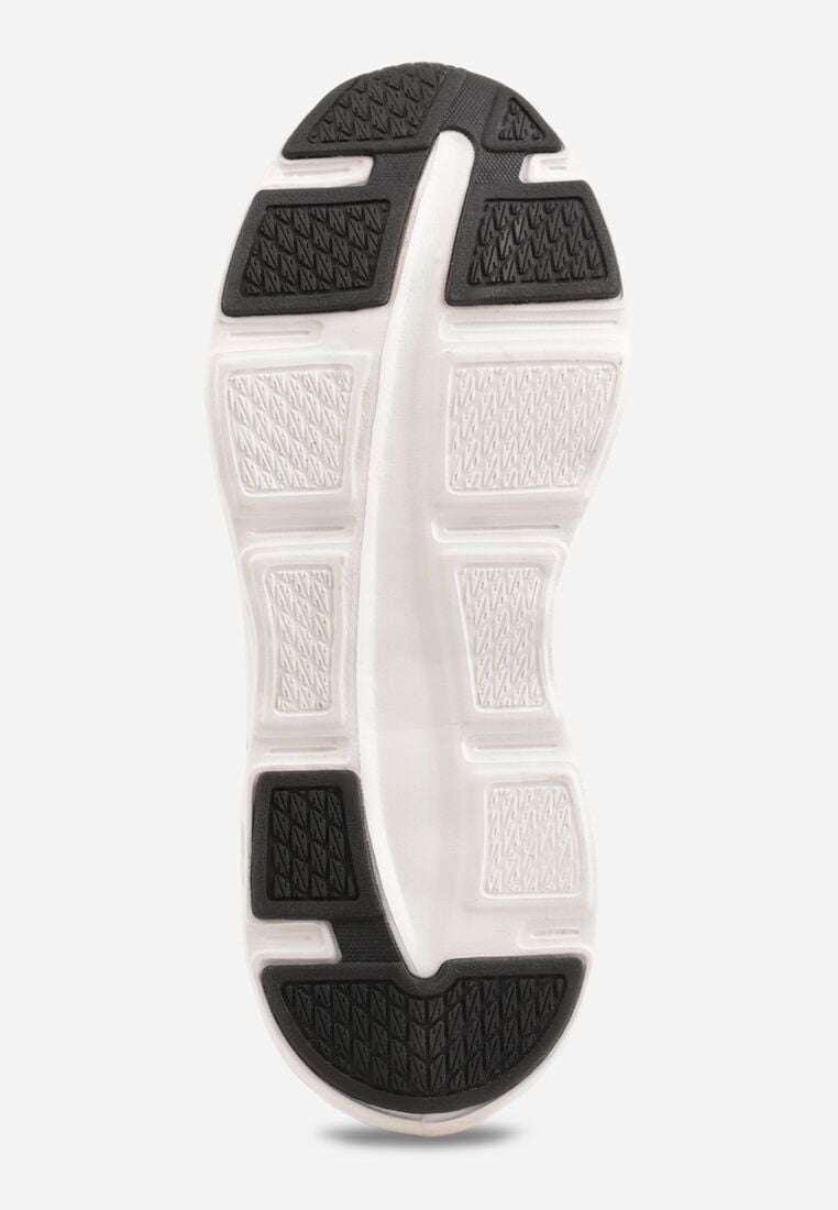 Czarne Sneakersy na Grubej Geometrycznej Podeszwie Alexusa 7