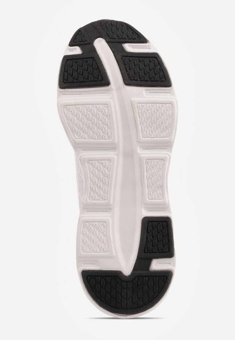 Białe Sneakersy na Grubej Geometrycznej Podeszwie Alexusa 7