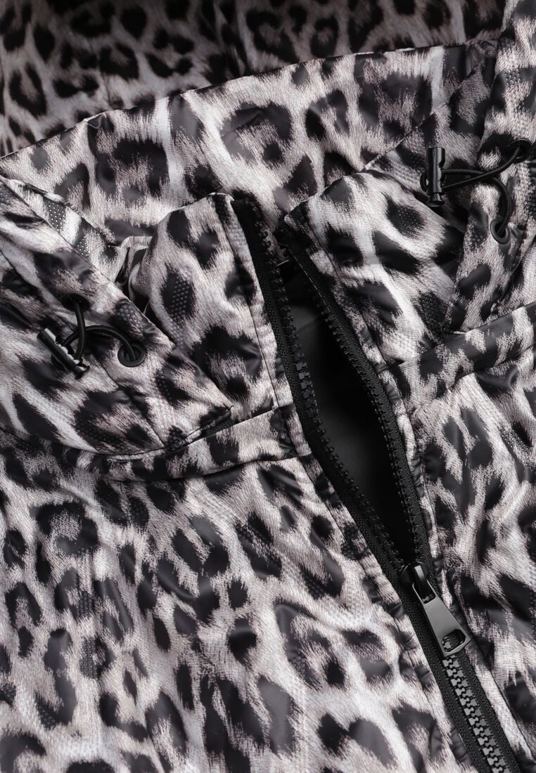 Panterkowa Kurtka Przejściowa w Panterkę z Odpinanym Kapturem Antolea 8