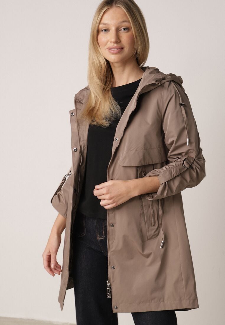 Geacă Bej închis 4