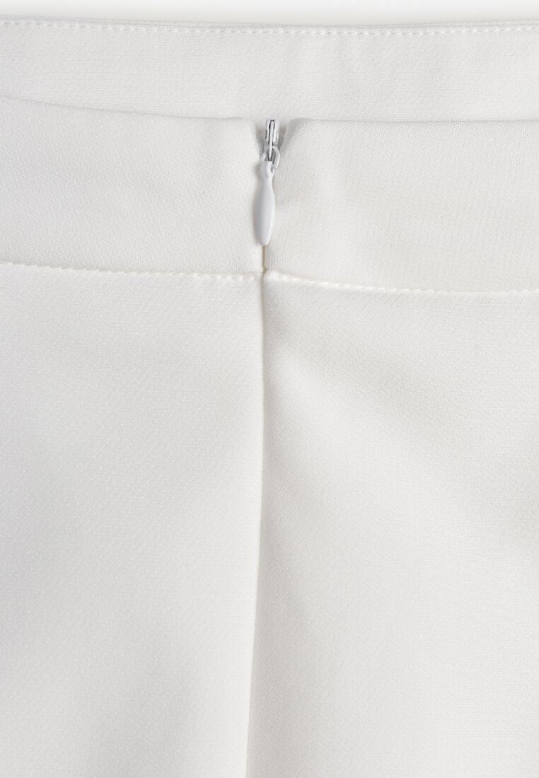 Biała Gładka Spódnica VICES o Ołówkowym Kroju Abilura 8