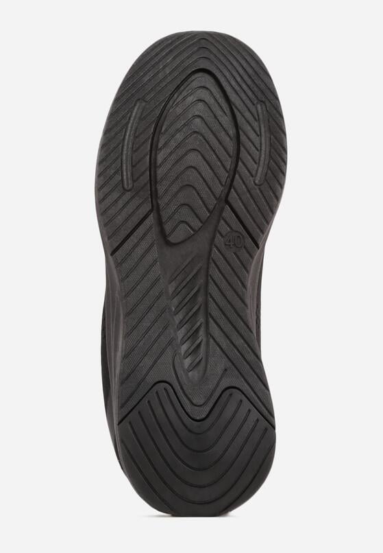 Czarne Wsuwane Buty Sportowe Sneakersy z Siateczkową Cholewką Luthro 4
