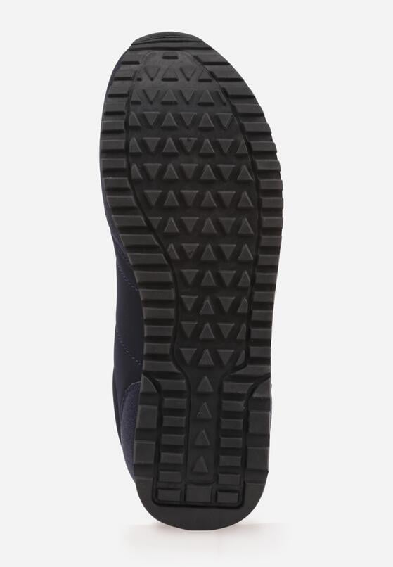 Granatowe Buty Sportowe Sneakersy z Pikowanymi Przeszyciami Nelis 4