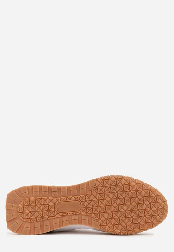 Białe Buty Sportowe Sneakersy z Ozdobnymi Naszyciami Aerylia 4