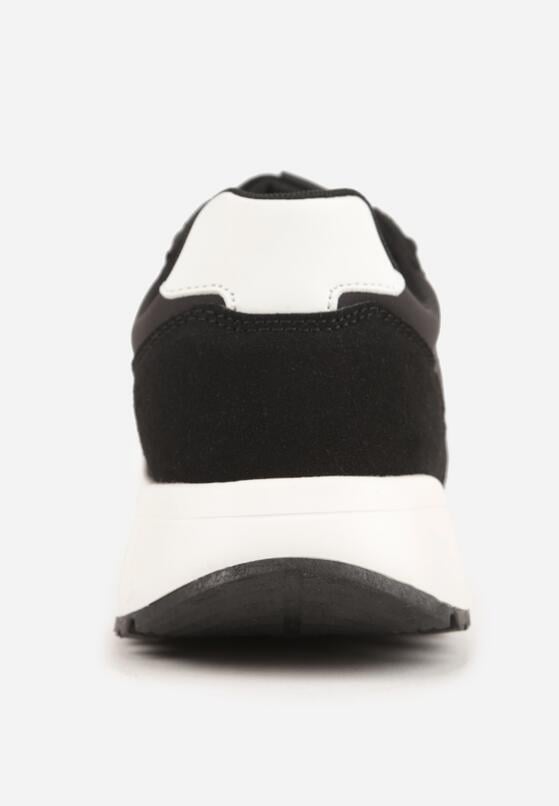 Czarne Buty Sportowe Sneakersy na Grubej Podeszwie Nerola 5