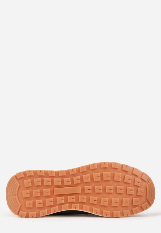 Granatowe Buty Sportowe Sneakersy na Grubej Podeszwie Nerola 4