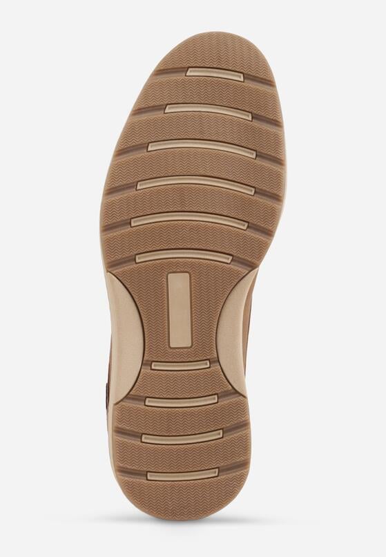 Brązowe Sznurowane Półbuty Zdobione Drobną Perforacją Dimates 4