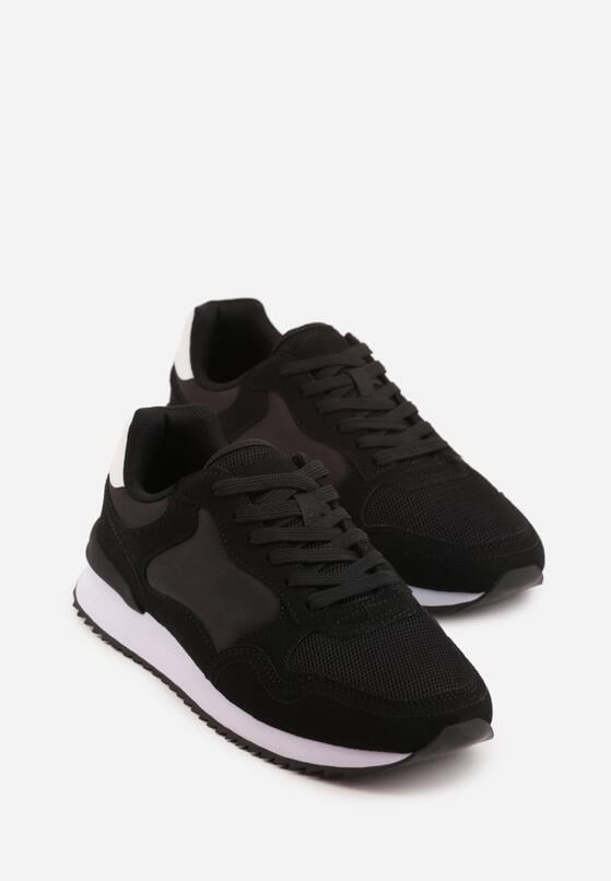 Czarne Casualowe Buty Sportowe Typu Sneakersy Glorelle 2