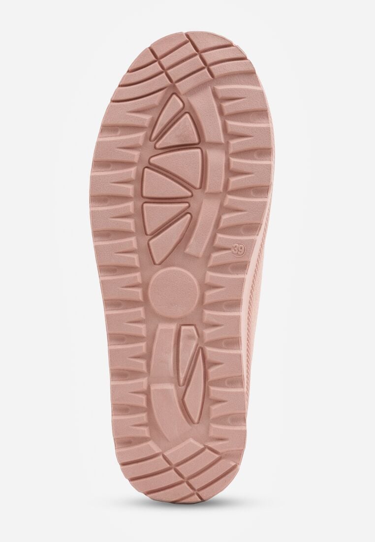 Różowe Śniegowce na Grubej Podeszwie z Ozdobnym Haftem Zivirae 7