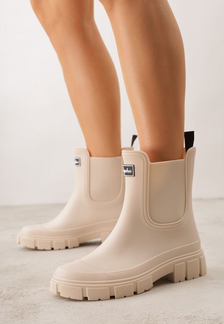 Cizme de cauciuc  Bej 2