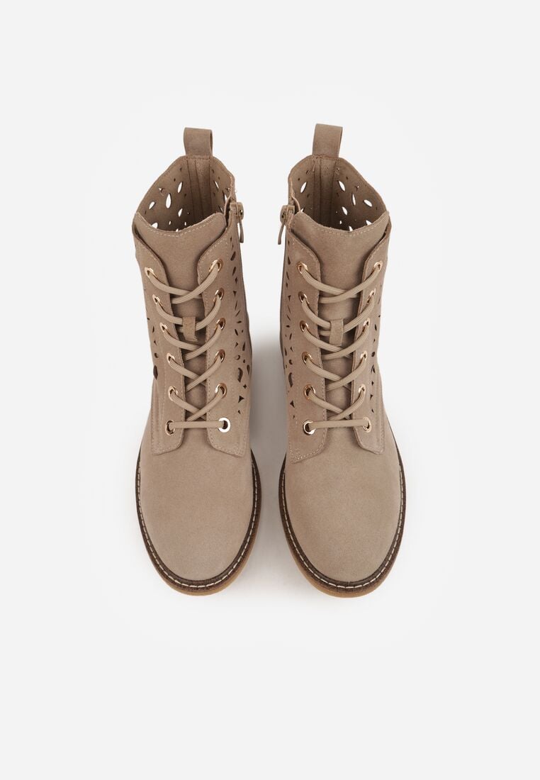 Botine Bej închis 6