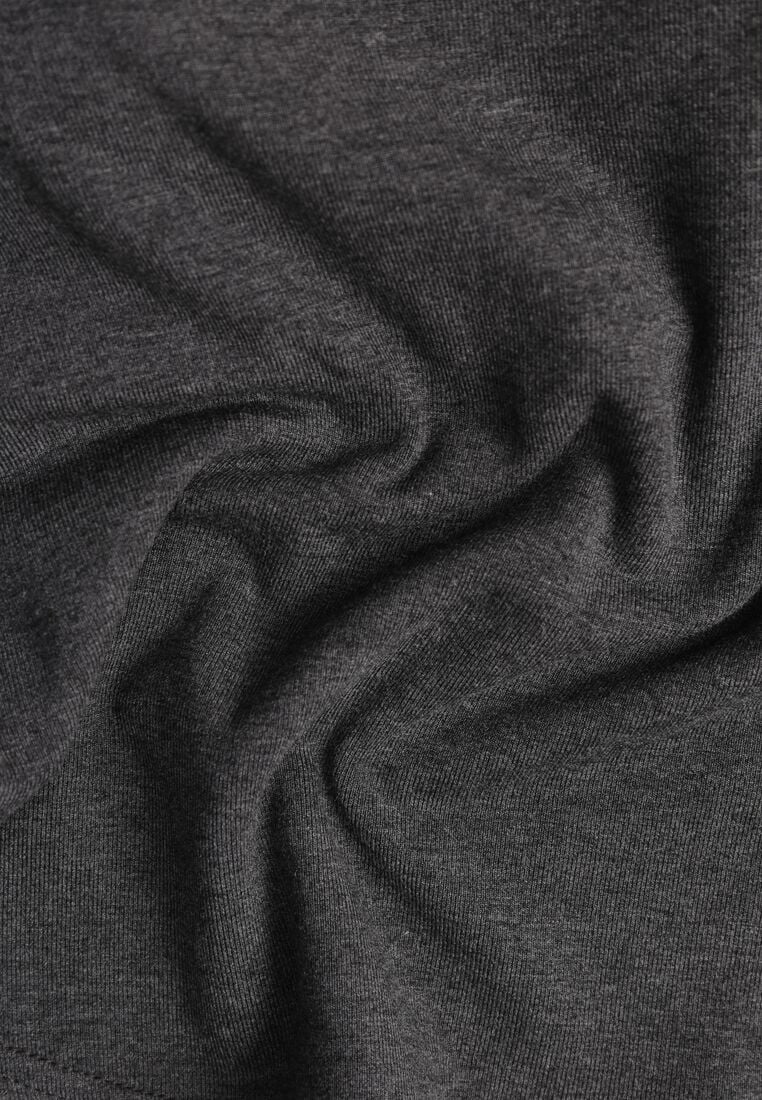 Szary Dopasowany Top Bez Rękawów z Wiskozy z Kwadratowym Dekoltem Madu 8