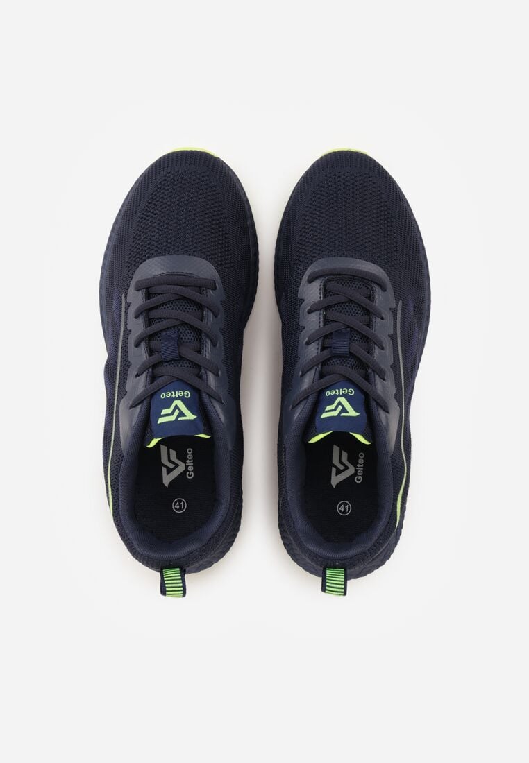 Pantofi sport Albastru cu verde 3