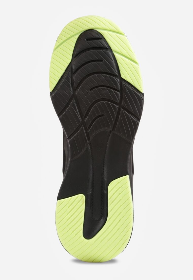 Pantofi sport Negru cu verde 4