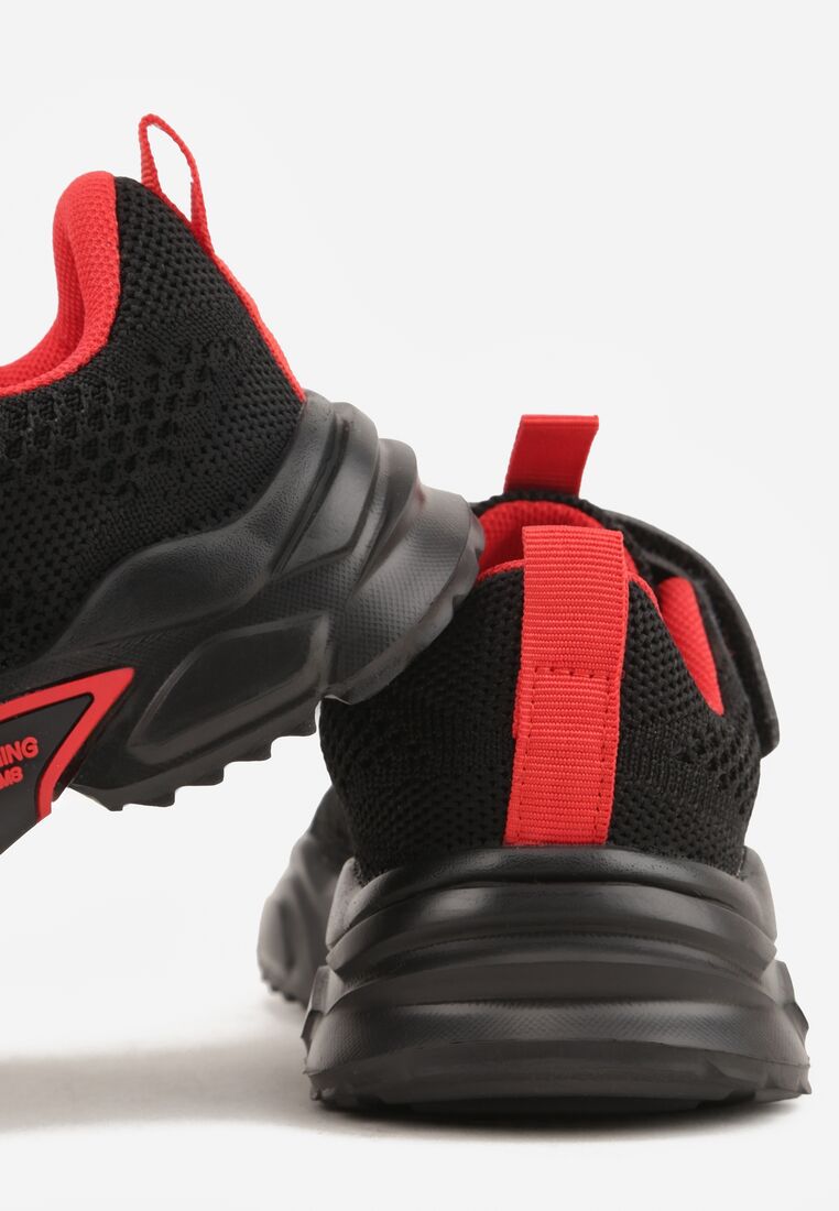 Pantofi sport Negru cu roșu 5