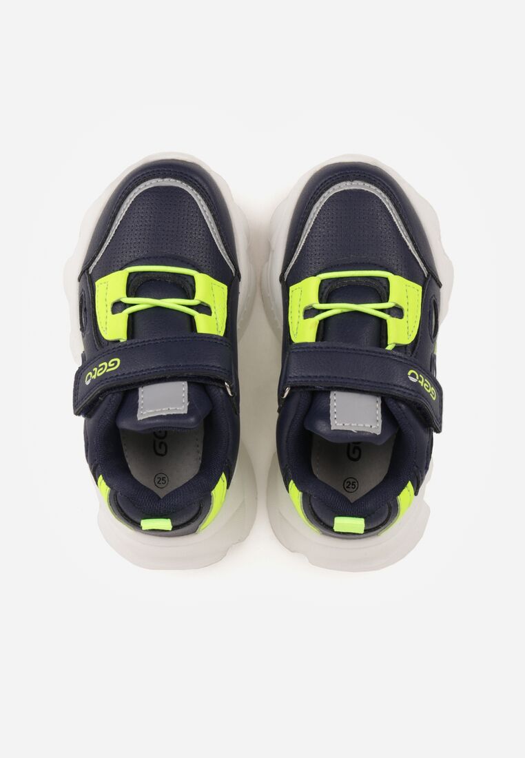 Pantofi sport Albastru cu verde 3