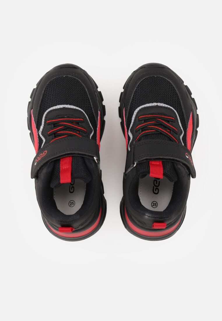 Pantofi sport Negru cu roșu 3