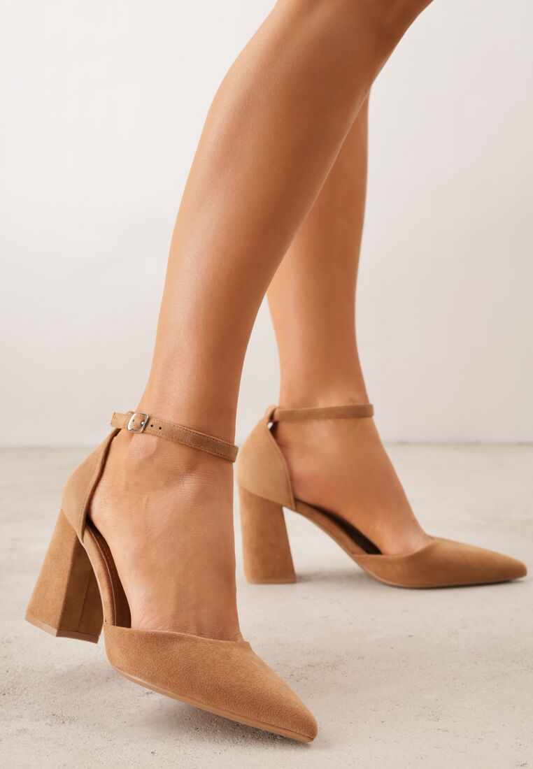 Pantofi cu toc Maro 1