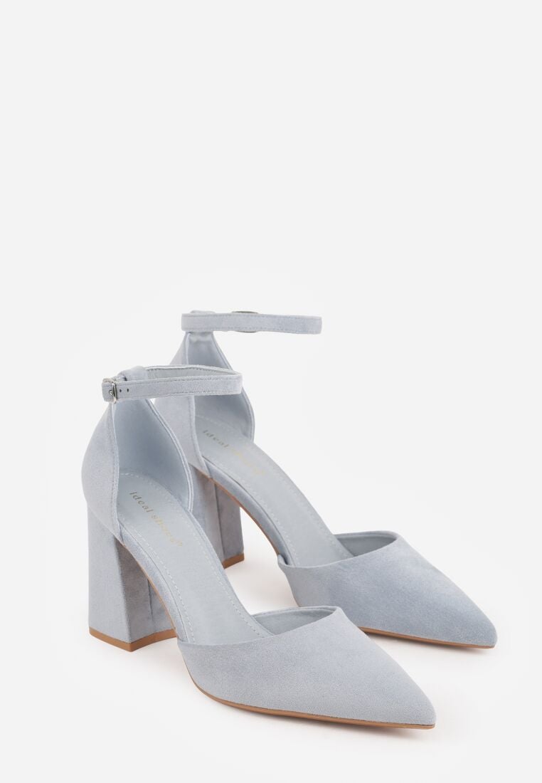 Pantofi cu toc Albaștri 5