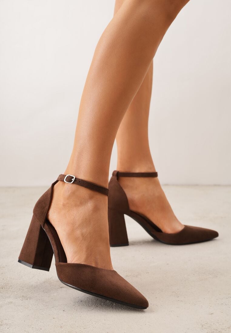 Pantofi cu toc Maro 2
