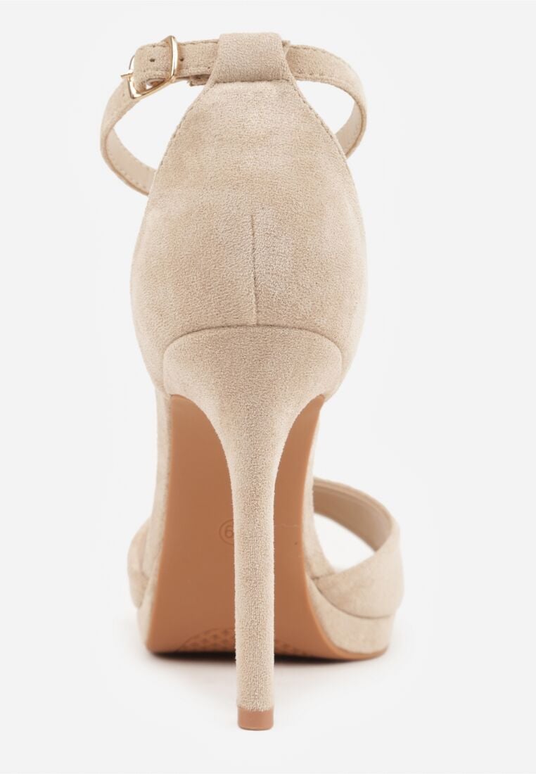 Pantofi stiletto Bej 9