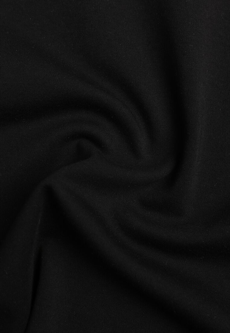 Czarny Bawełniany T-shirt w Klasycznym Stylu Hetita 8