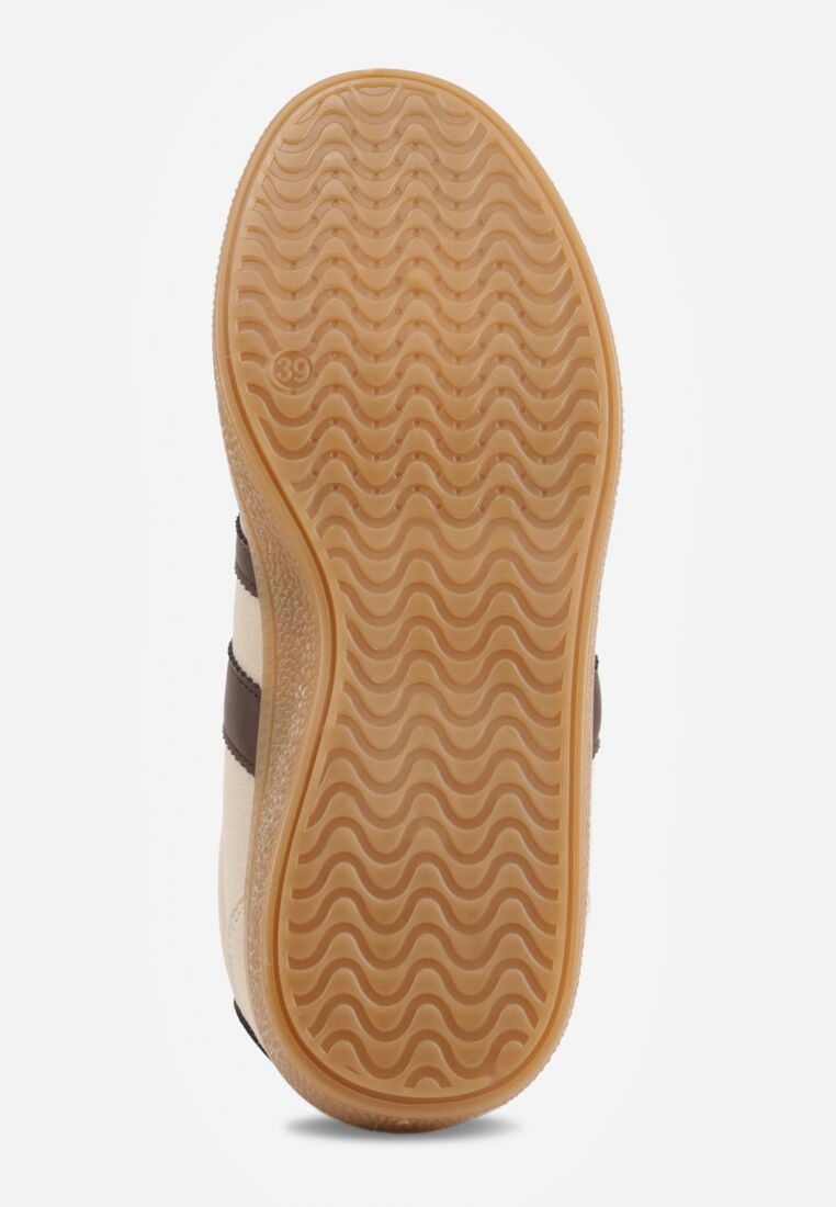 Sneakers Bej cu maro 7