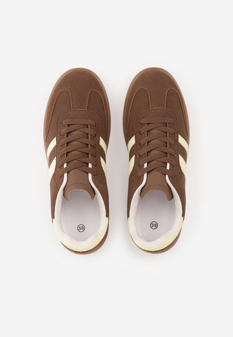 Sneakers Maro cu galben 6