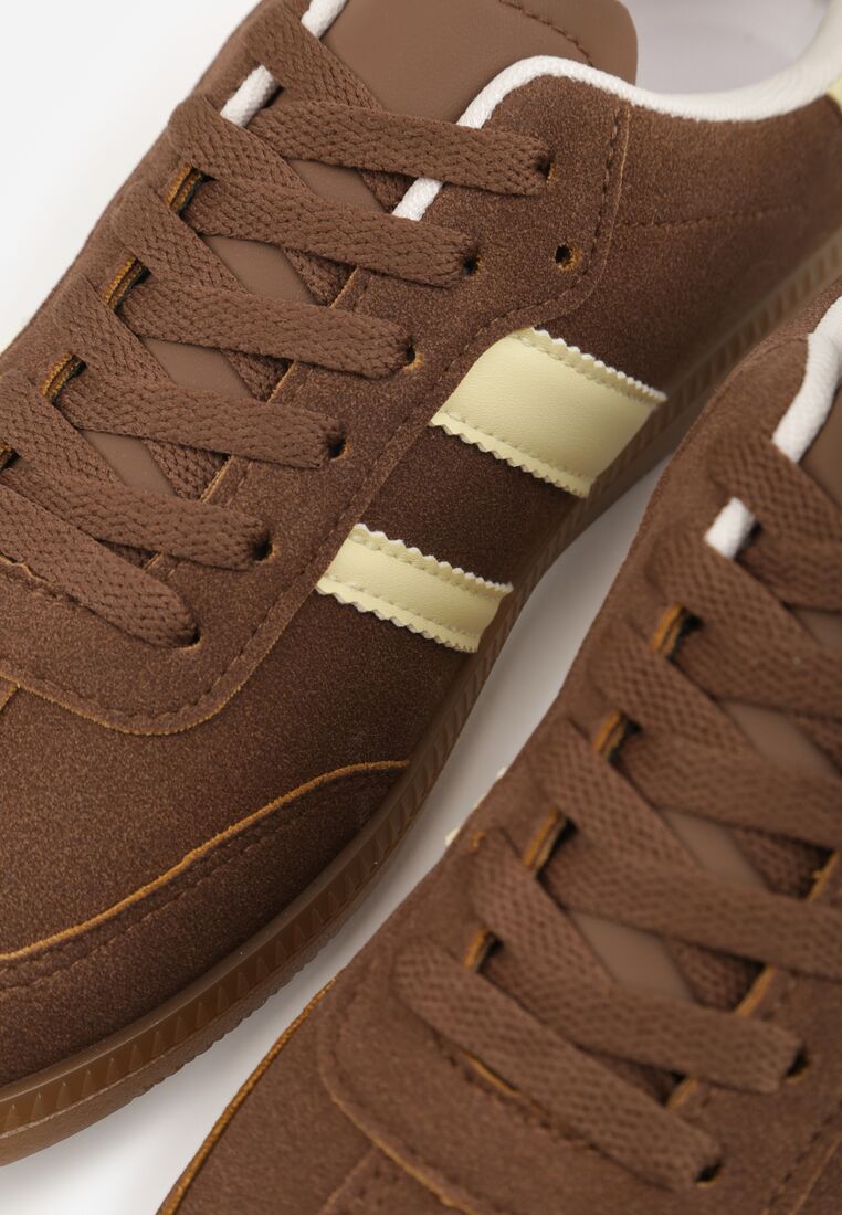 Sneakers Maro cu galben 8