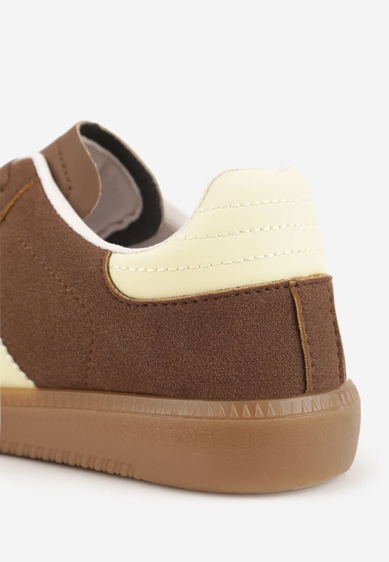 Sneakers Maro cu galben 9