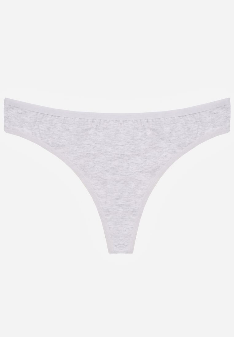 Szare Majtki Typu Stringi z Bawełną Asoia 1