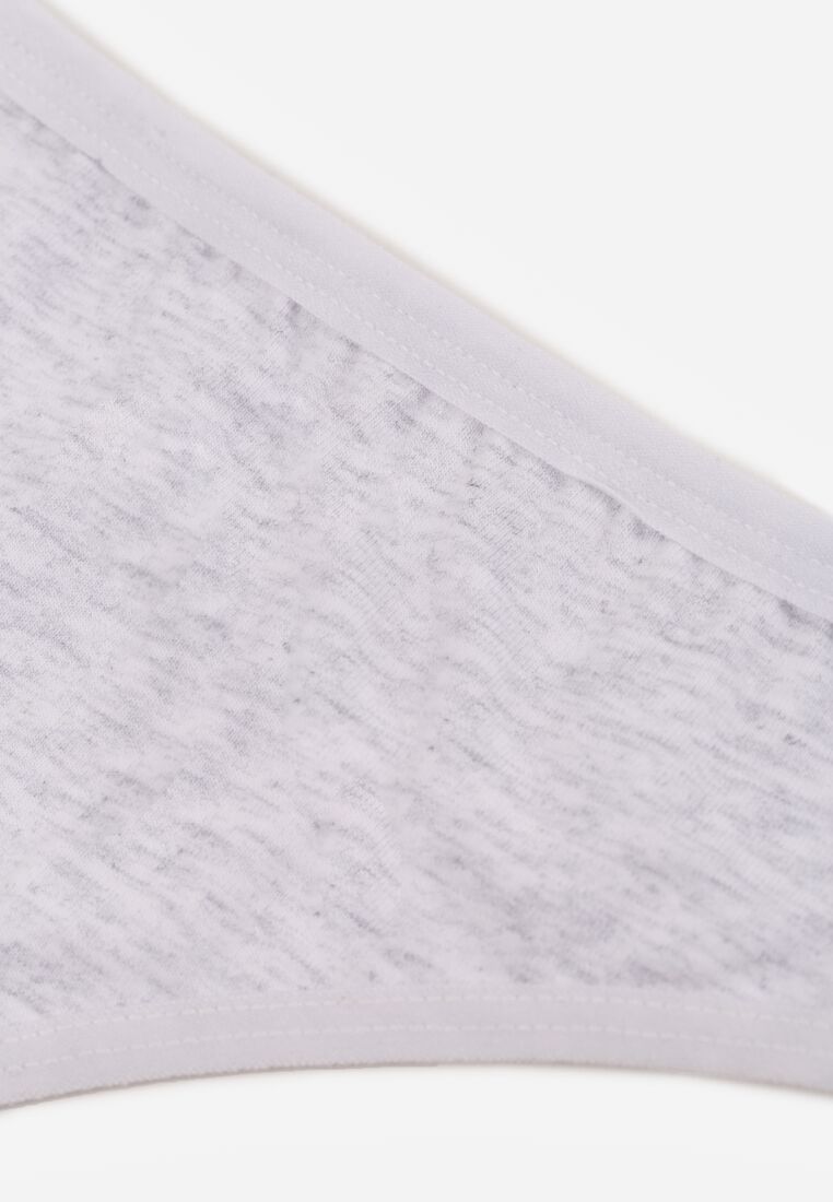 Szare Majtki Typu Stringi z Bawełną Asoia 3