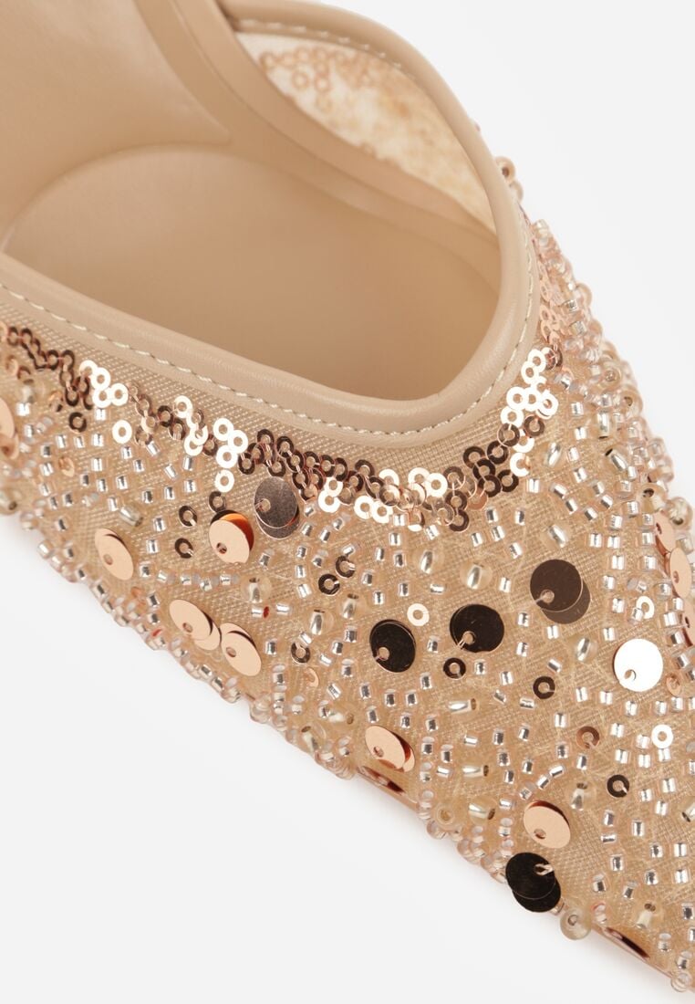 Pantofi stiletto Bej 8