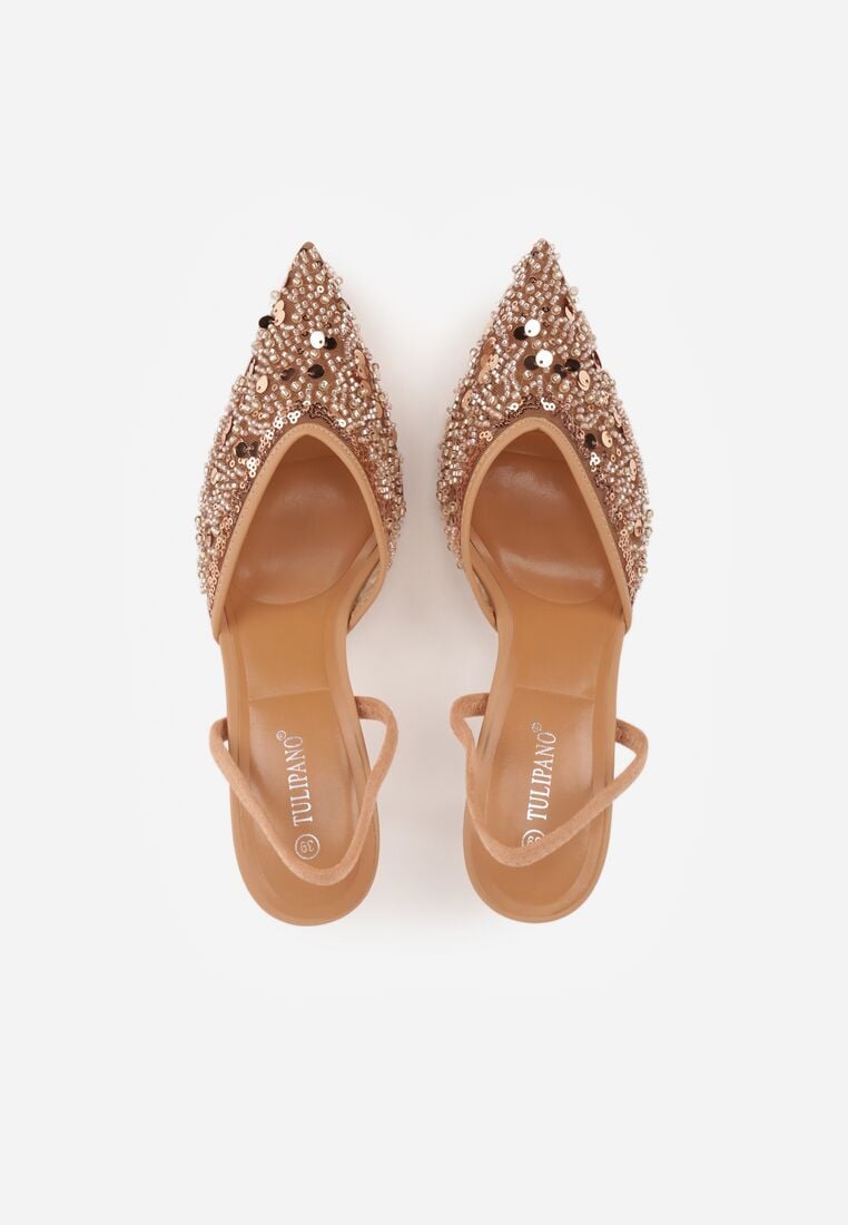 Pantofi stiletto Bej închis 6